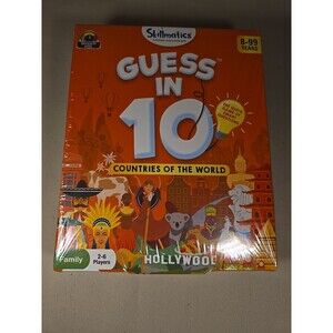 Skillmatics Guess in 10 Countries of The World Card Game Questions*NEW*Sealed*